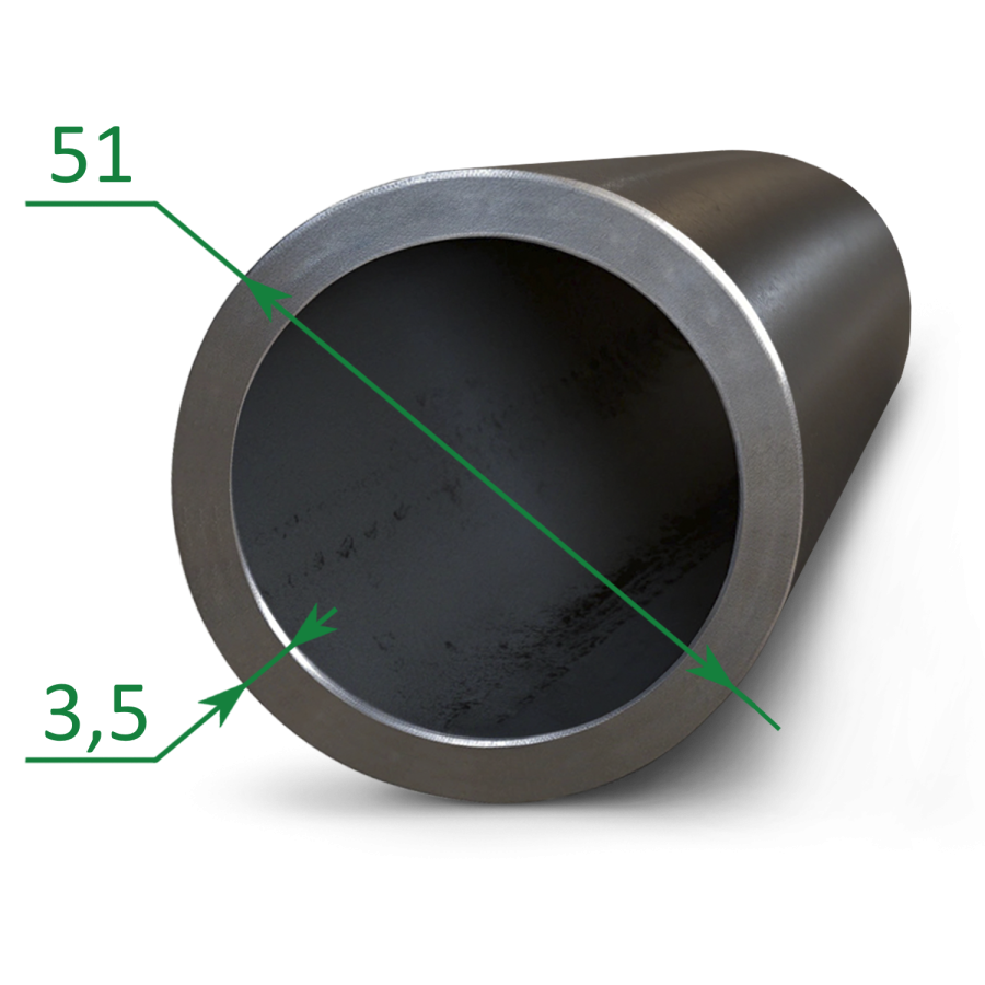 Труба бесшовная горячедеформированная 51x3.5