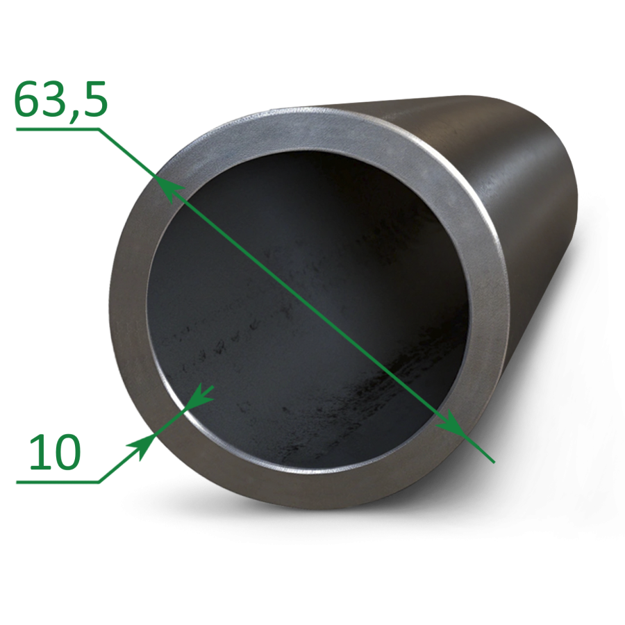 Труба бесшовная горячедеформированная 63.5x10