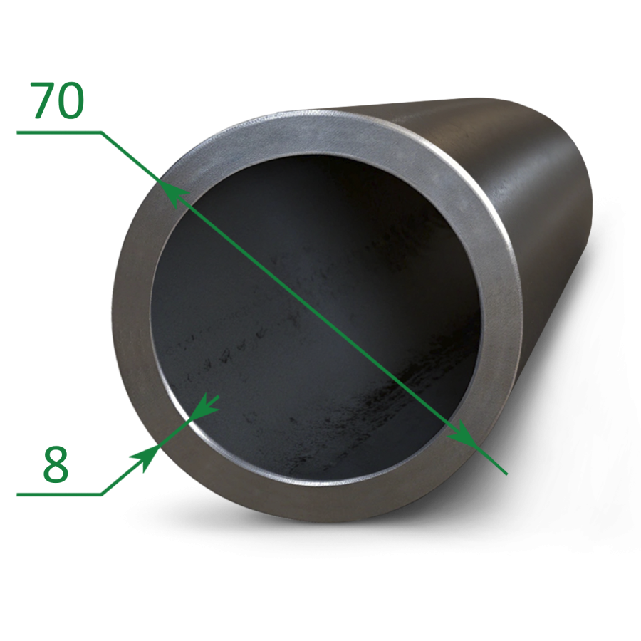 Труба бесшовная горячедеформированная 70x8
