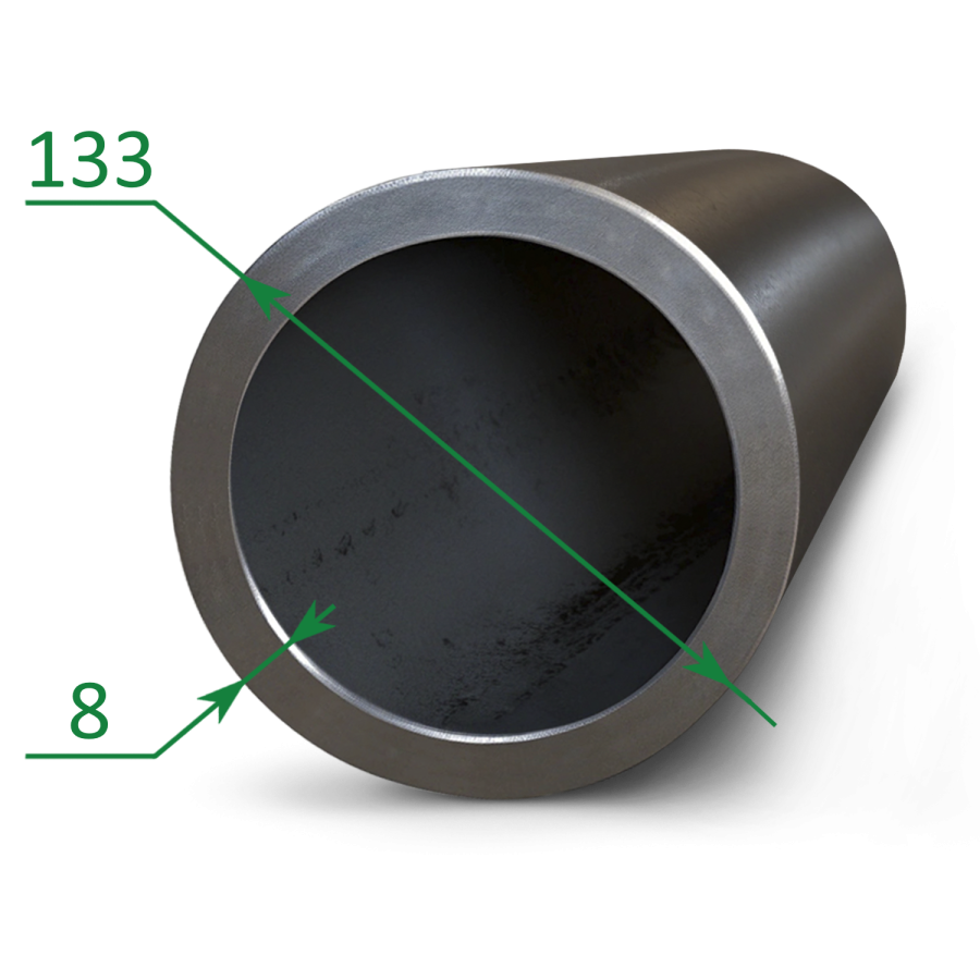 Труба бесшовная горячедеформированная 133x8