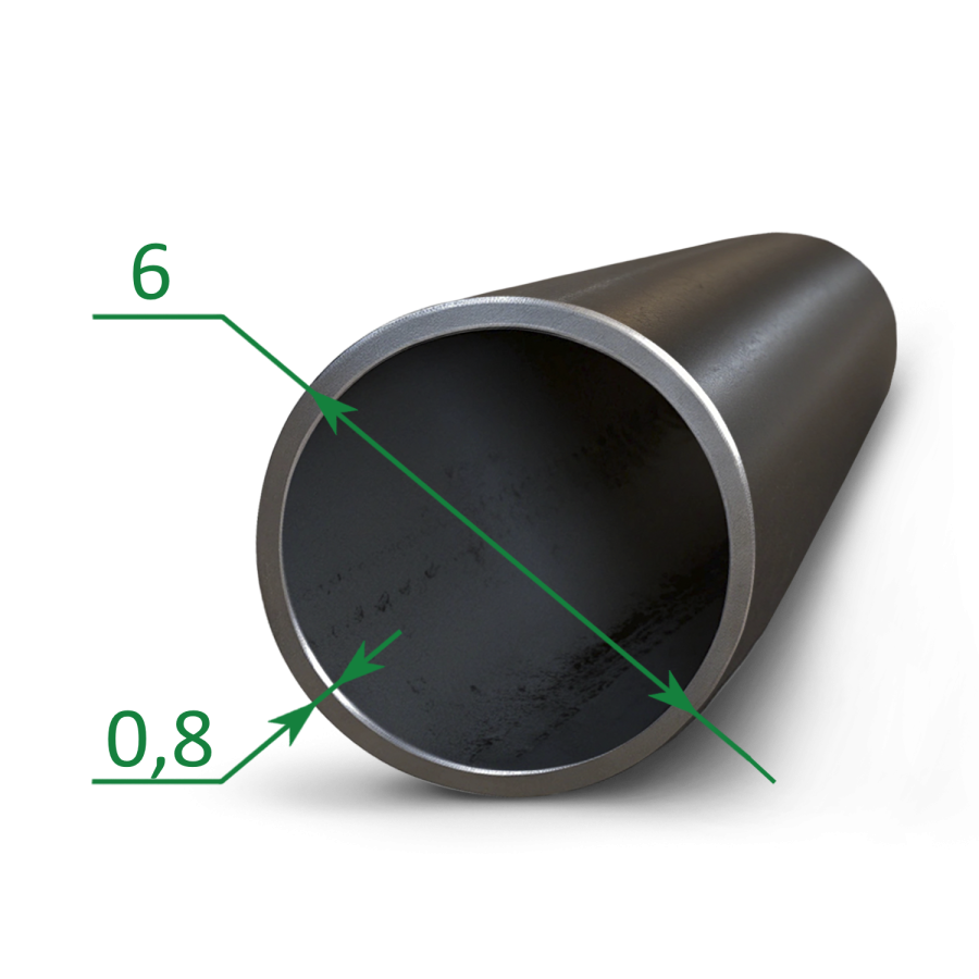 Труба бесшовная холоднодеформированная 6x0.8