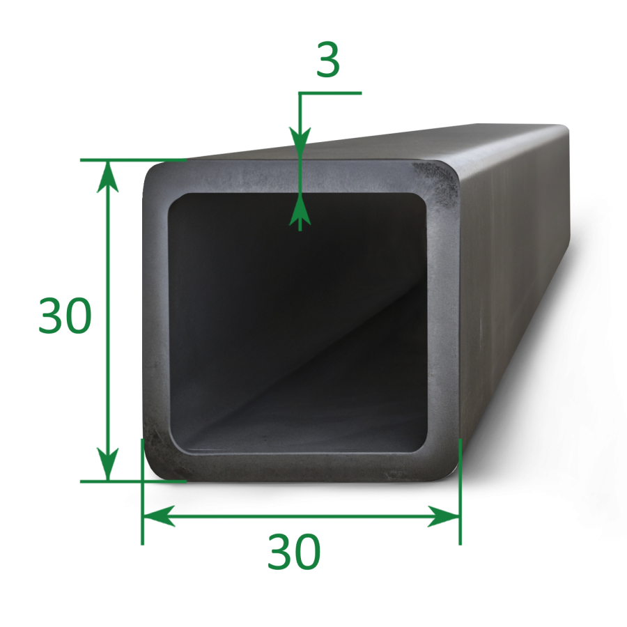 Труба профильная квадратная 30х30x3