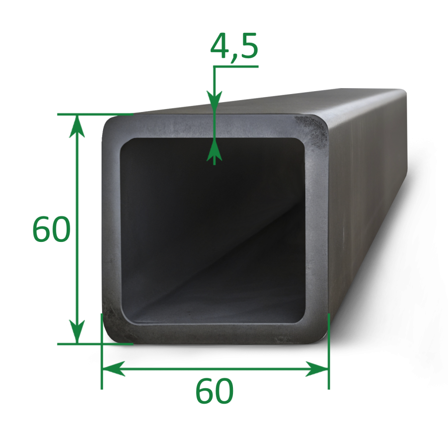 Труба профильная квадратная 60х60x4.5