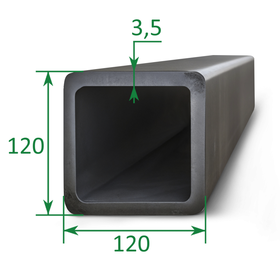 Труба профильная квадратная 120х120x3.5