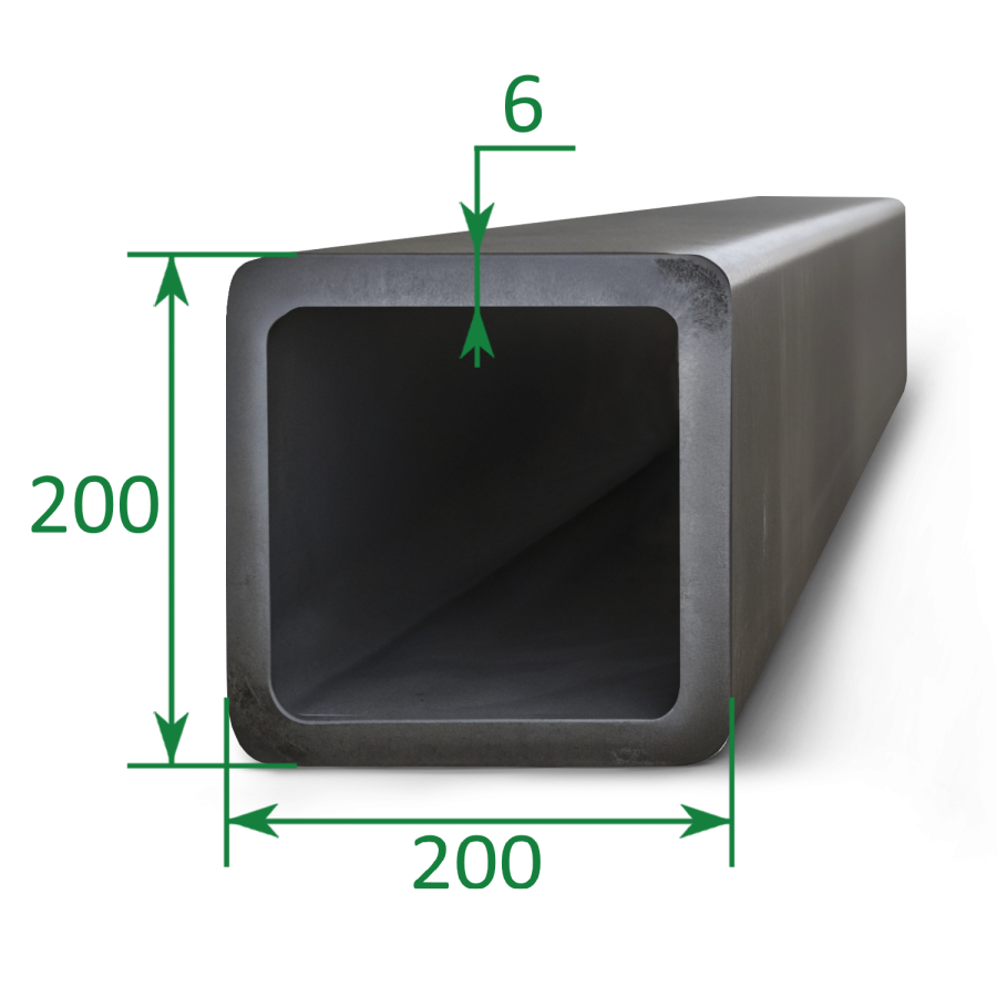 Труба профильная квадратная 200х200x6