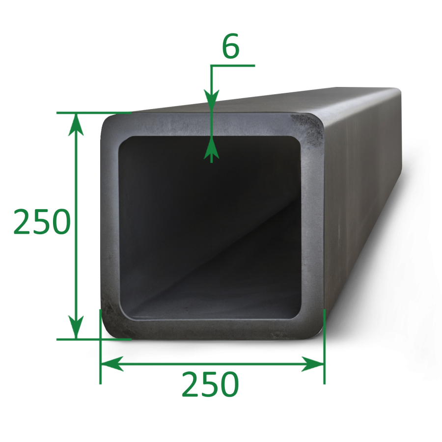 Труба профильная квадратная 250х250x6
