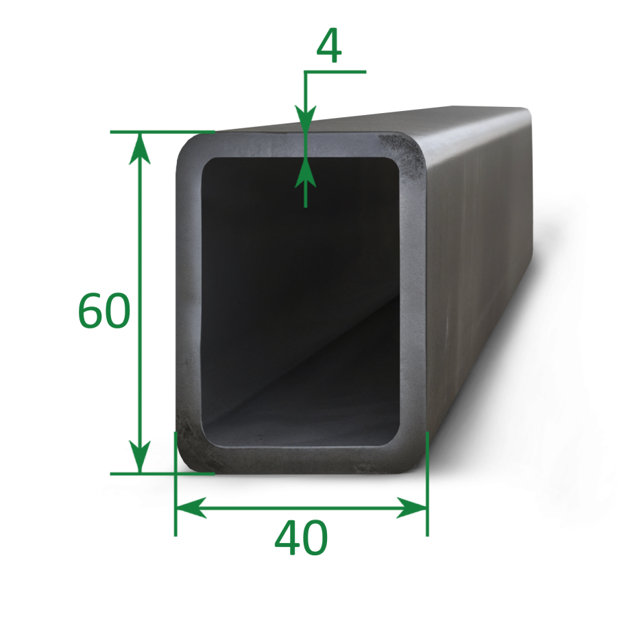 Труба профильная прямоугольная 60x40x4