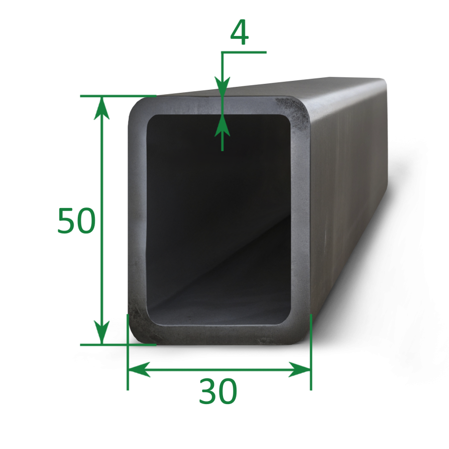 Труба профильная прямоугольная 50x30x4
