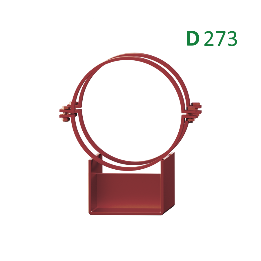 Опора корпусная хомутовая 273-КХ-А12