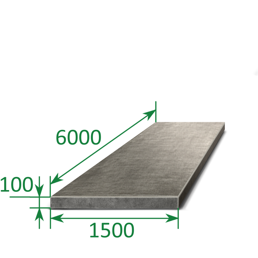 Лист стальной горячекатаный 100х1500х6000