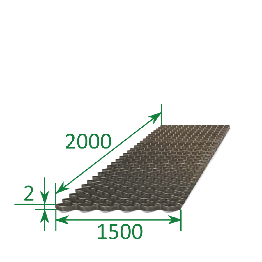 Лист просечно-вытяжной ПВЛ 204х1500х2000