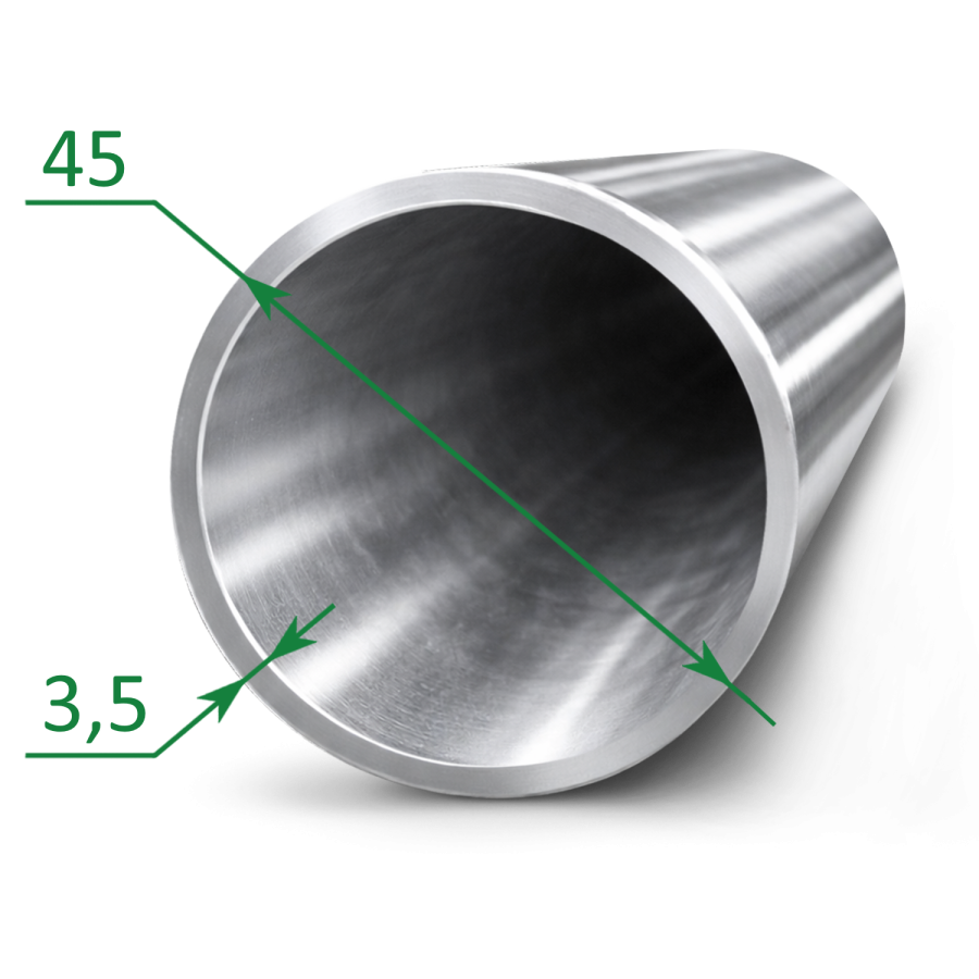 Труба нержавеющая бесшовная 45х3,5