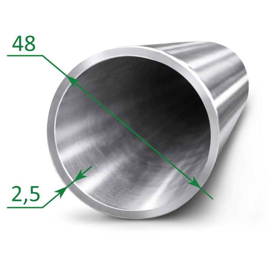 Труба нержавеющая бесшовная 48х2,5