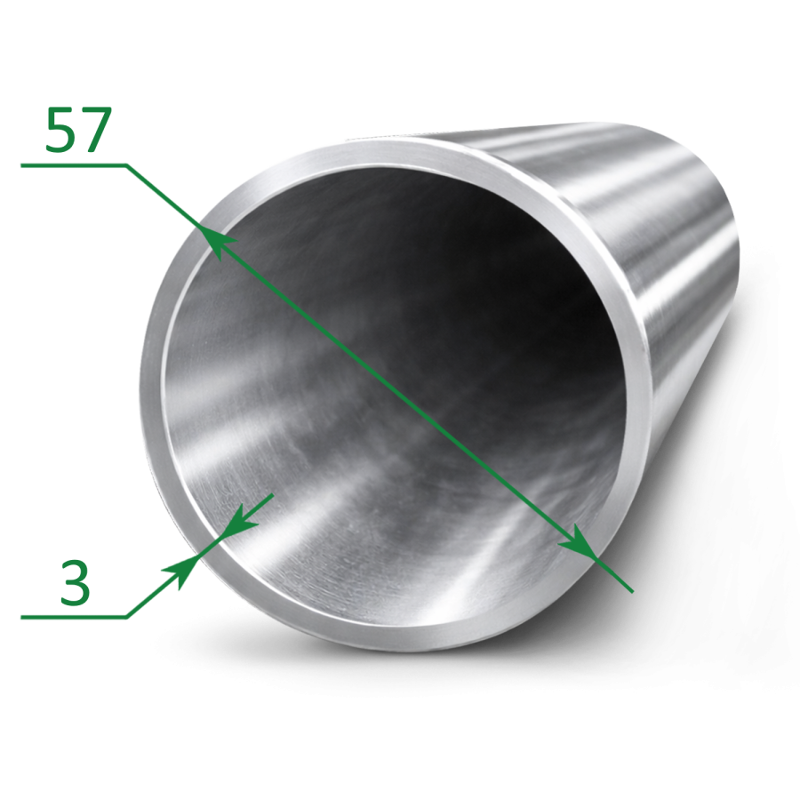 Труба нержавеющая бесшовная 57х3