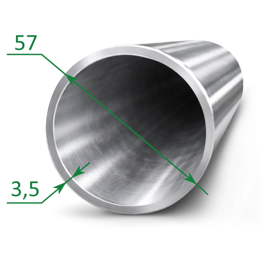 Труба нержавеющая бесшовная 57х3,5