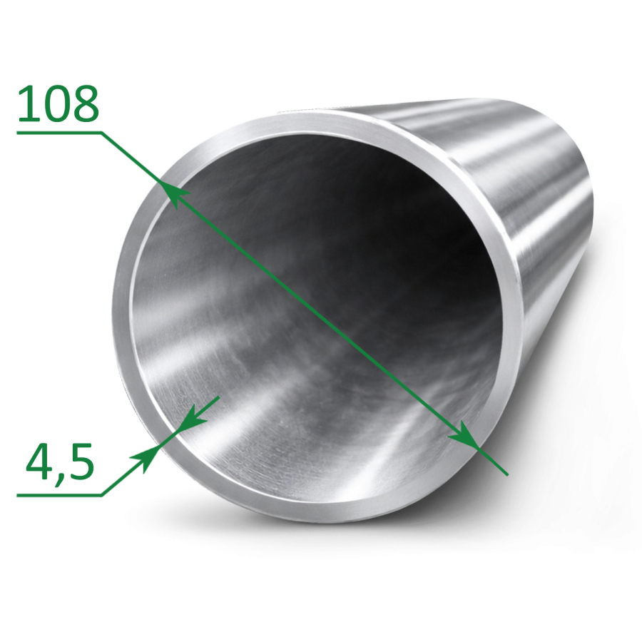 Труба нержавеющая бесшовная 108х4,5