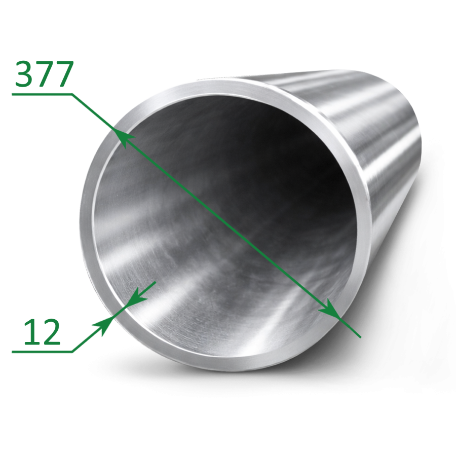 Труба нержавеющая бесшовная 377х12