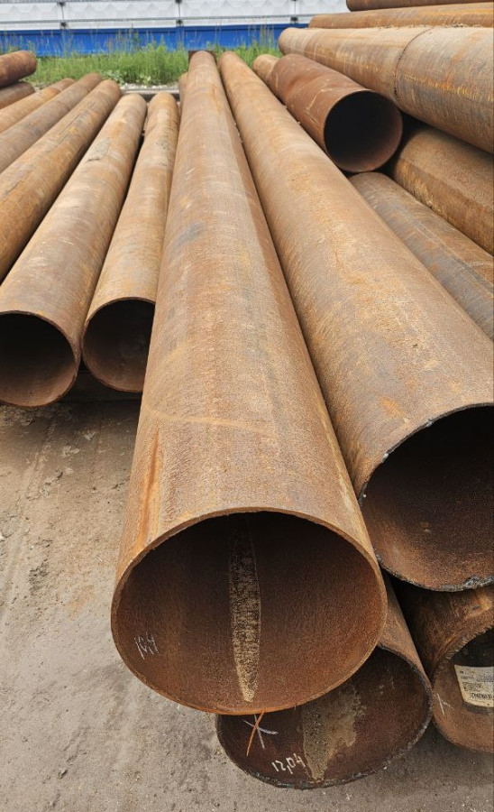Трубы лежалые на складе в Нижнем Новгороде